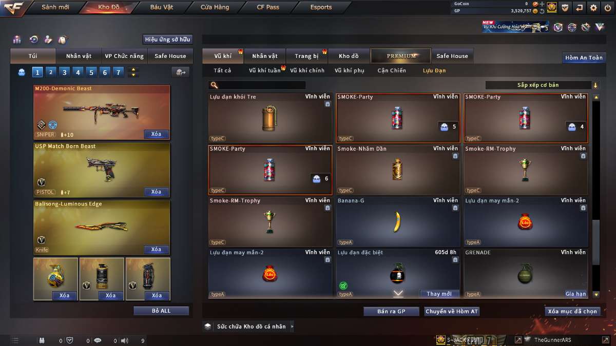 shop acc cf uy tin gia re